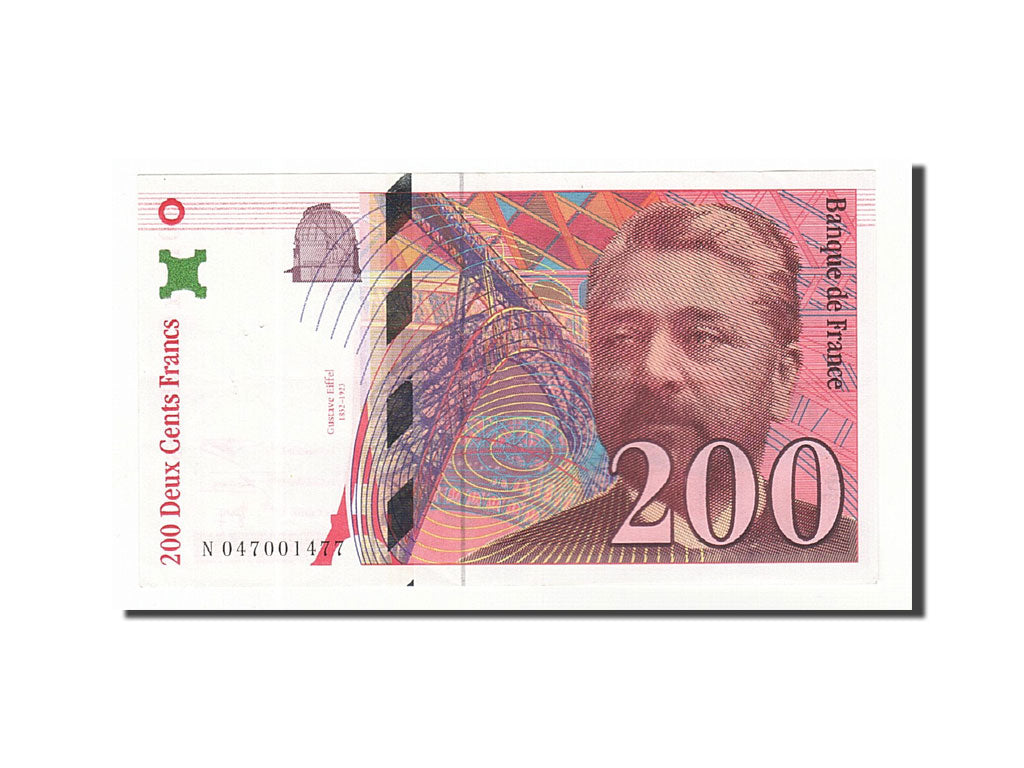 Banknote, France, 200 Francs, 1996, 1996, EF(40-45), Fayette:75.3b), KM:159b
