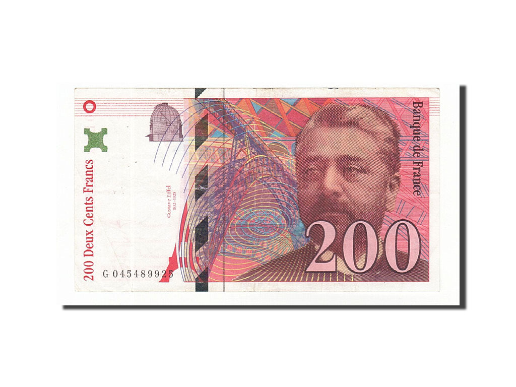 Banknote, France, 200 Francs, 1996, 1996, EF(40-45), Fayette:75.3b), KM:159b