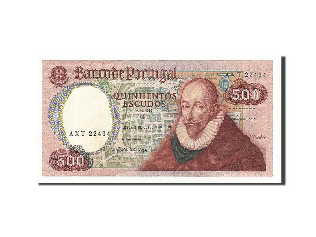 Banknote, Portugal, 500 Escudos, 1979, 1979-10-04, KM:177a, EF(40-45)