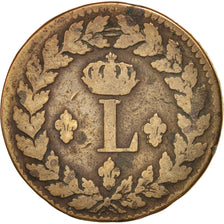 Frankreich, Louis XVIII, Decime, 1815, Strasbourg, VG(8-10), Bronze, KM:701