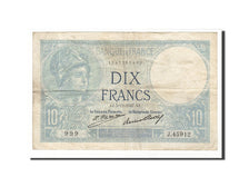 Billet, France, 10 Francs, 1927, 1927-12-05, TB+, Fayette:6.12, KM:73d