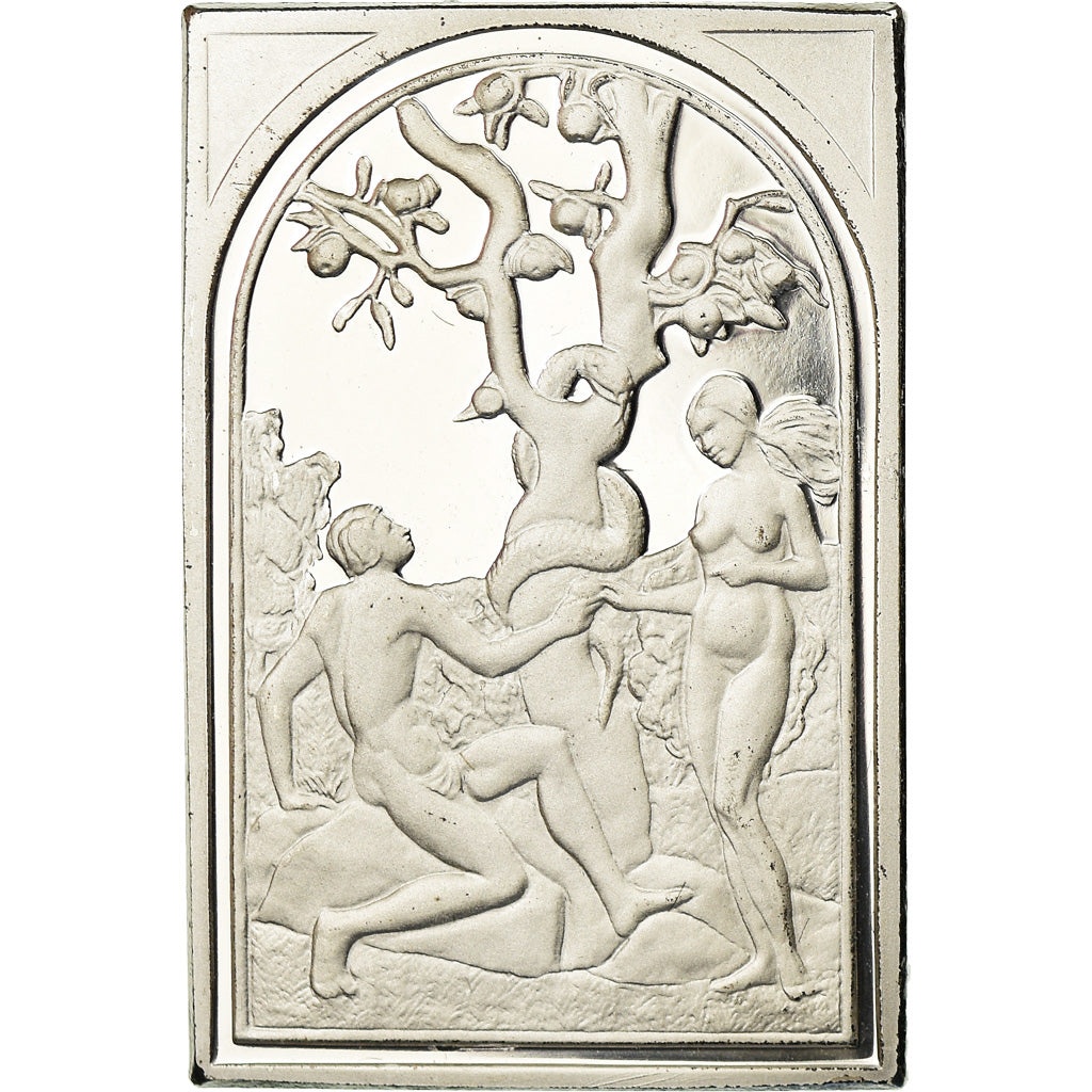 Vatican, Medal, Institut Biblique Pontifical, Adam et Eve, Religions & beliefs