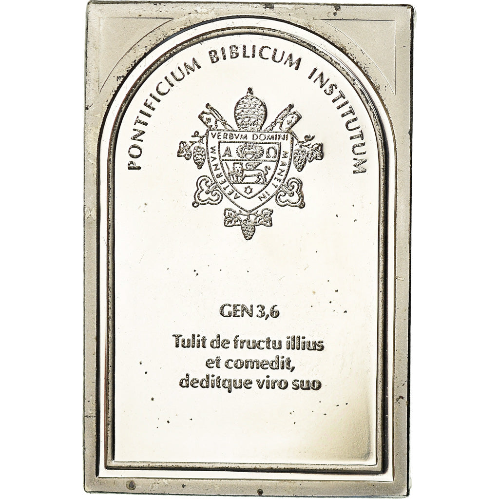 Vatican, Medal, Institut Biblique Pontifical, Adam et Eve, Religions & beliefs
