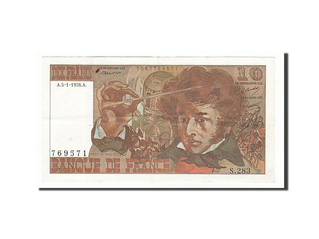 Banknote, France, 10 Francs, 1976, 1973-01-05, EF(40-45), Fayette:63.17a