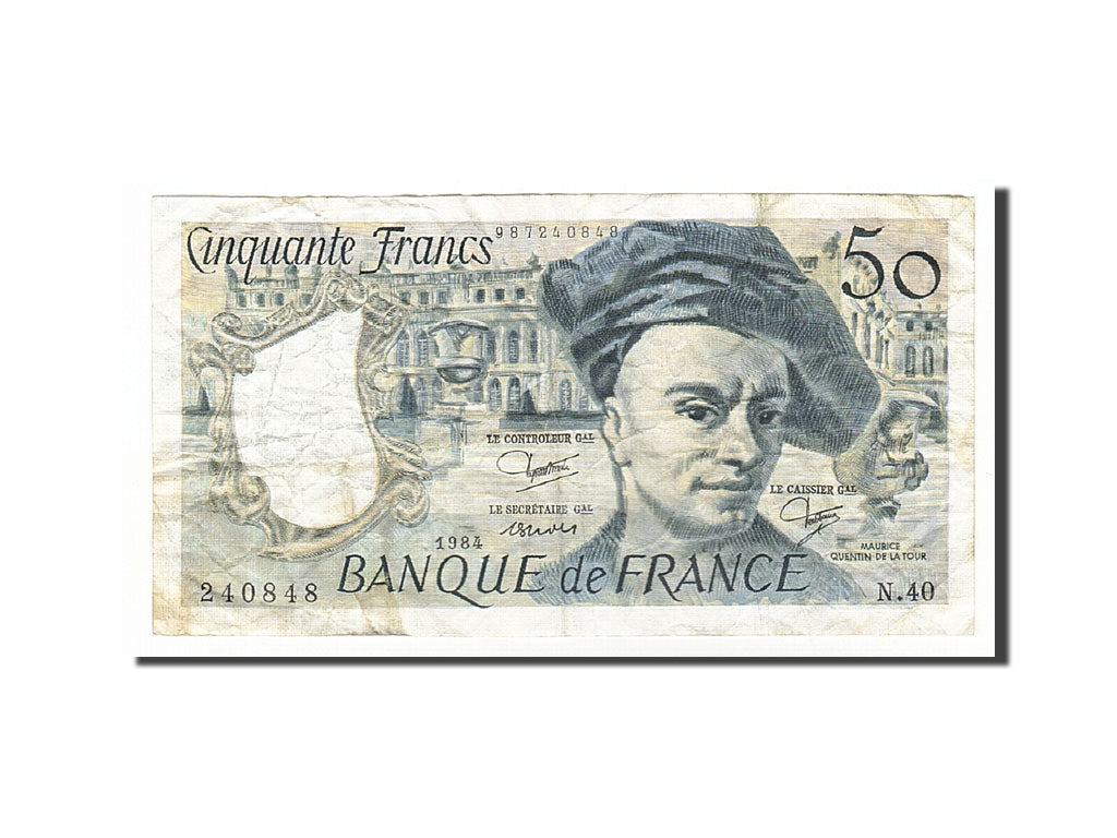 France, 50 Francs, 1984, KM:152b, 1984, VF(20-25), Fayette:67.10