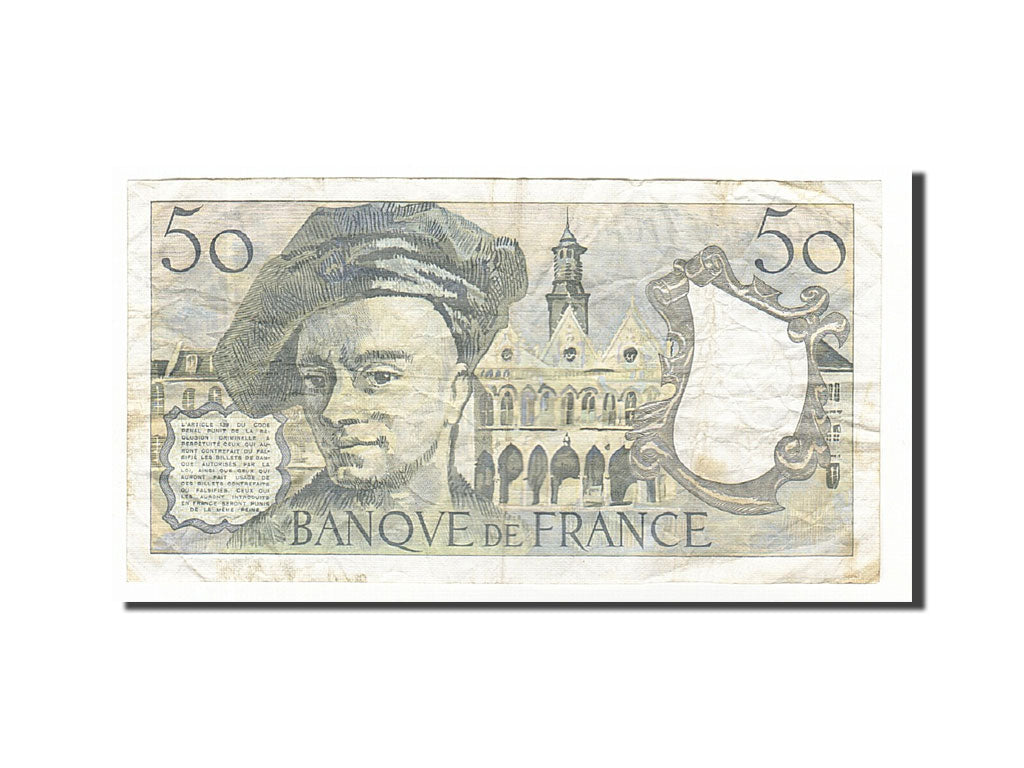France, 50 Francs, 1984, KM:152b, 1984, VF(20-25), Fayette:67.10
