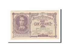 Belgium, 1 Franc, Société Générale, KM:86b, 1918-10-04, UNC(63)