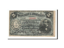 Argentina, 5 Centavos, 1891, KM:209, 1891-11-01, AU(50-53)
