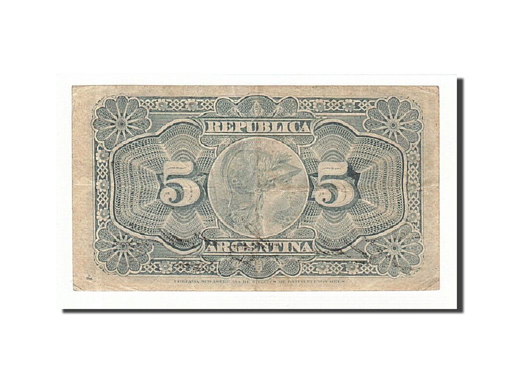 Argentina, 5 Centavos, 1891, KM:209, 1891-11-01, AU(50-53)
