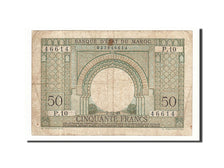 Billete, 50 Francs, 1949, Marruecos, KM:21, 1949-12-02, BC