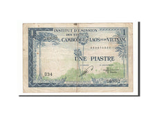 Banconote, INDOCINA FRANCESE, 1 Piastre = 1 Dong, 1953-1954, KM:105, Undated