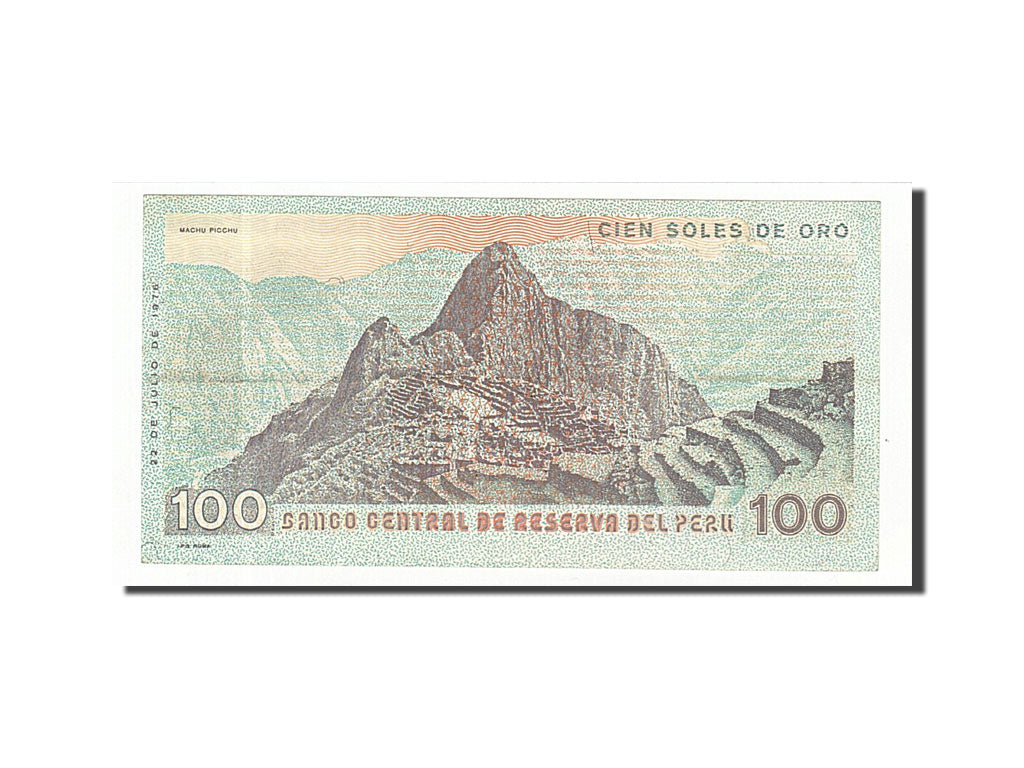 Banknote, Peru, 100 Soles De Oro, 1976, 1976-07-22, KM:114, UNC(63)