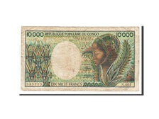 Congo Republic, 10,000 Francs, 1983-1984, KM:7, Undated (1983), VF(20-25)