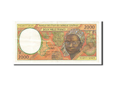 Billet, États de l'Afrique centrale, 2000 Francs, 1993, 1993, KM:303Fa, TTB