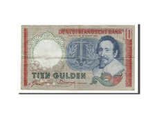 Netherlands, 10 Gulden, 1953, KM:85, 1953-03-23, VF(30-35)