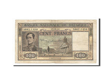 Biljet, België, 100 Francs, 1944-1945, 1948-08-19, KM:126, TB