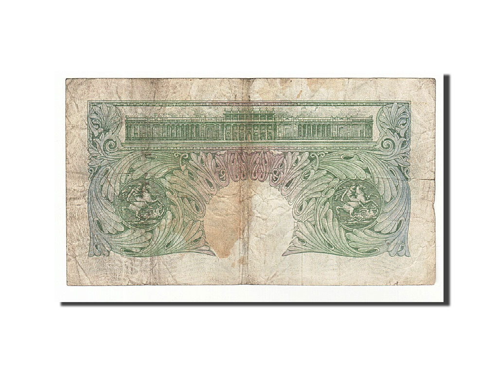 Great Britain, 1 Pound, 1948-1960, KM:369b, Undated (1949-1955), F(12-15)