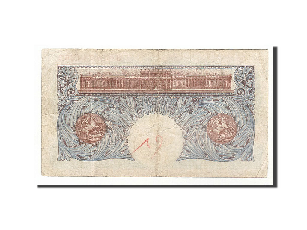 Great Britain, 1 Pound, 1940-1941, KM:367a, Undated (1940-1948), VF(30-35)