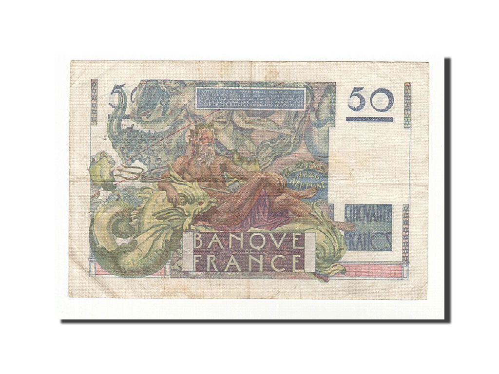 Geldschein, Frankreich, 50 Francs, 1951, 1951-02-01, S+, Fayette:20.17, KM:127b