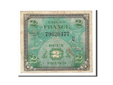 France, 2 Francs, 1944, 1944-06-06, KM:114b, TB+, Fayette:VF16.2
