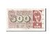 Switzerland, 500 Franken, 1954-1961, 1957-01-31, KM:50a, VF(30-35)