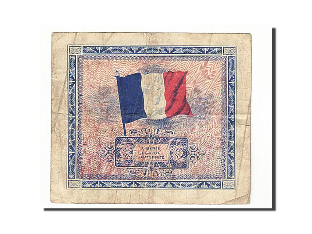 Billet, France, 5 Francs, 1944, 1944-06-06, TB+, Fayette:VF17.1, KM:115a