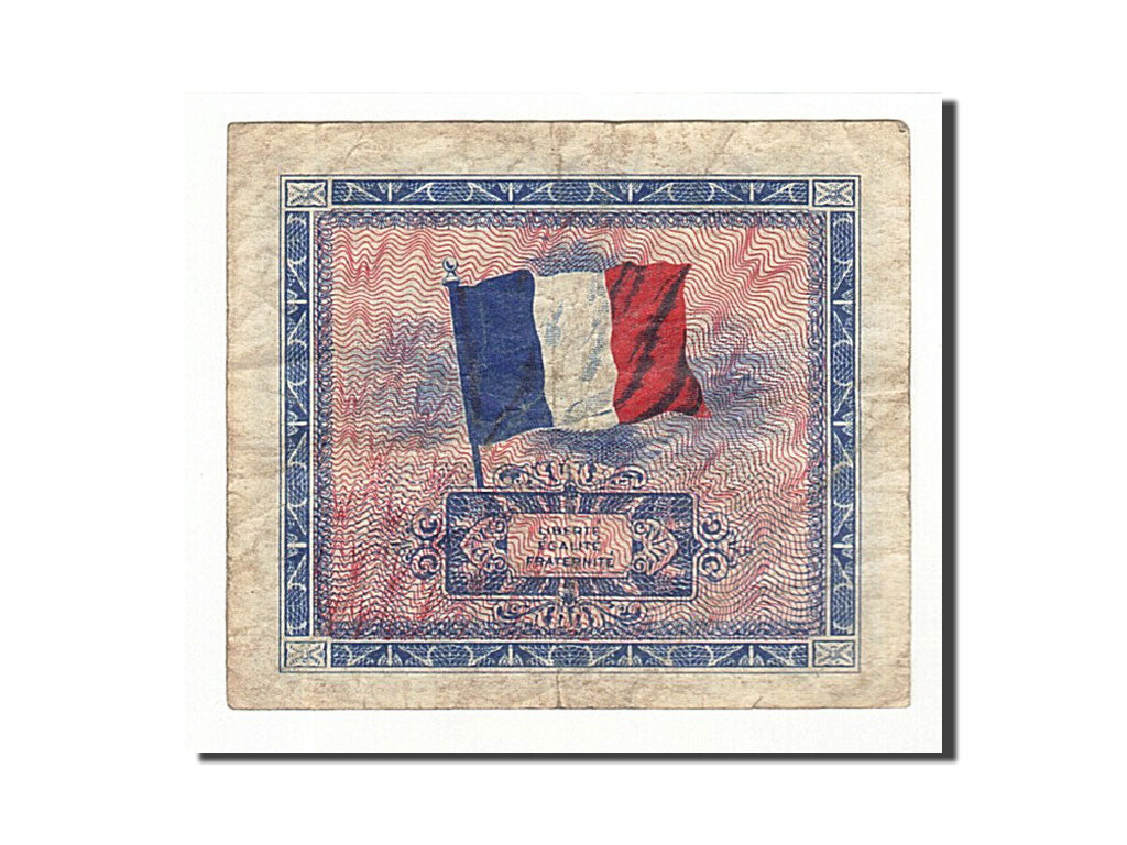 France, 10 Francs, 1944, KM:116a, 1944-06-06, VF(30-35), Fayette:VF18.1