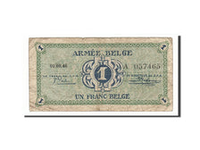 Belgium, 1 Franc, 1946, KM:M1a, 1946-08-01, VF(20-25)