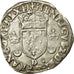 Coin, France, Douzain aux croissants, 1550, Lyons, EF(40-45), Billon
