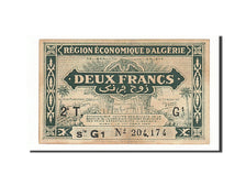 Algeria, 2 Francs, 1944, KM:102, 1944-01-03, EF(40-45)
