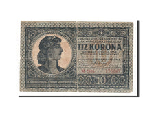 Hungary, 10 Korona, 1919, KM:41, 1919-08-09, VF(20-25)