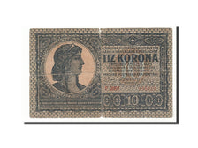 Hungary, 10 Korona, 1919, KM:41, 1919-08-09, VF(20-25)