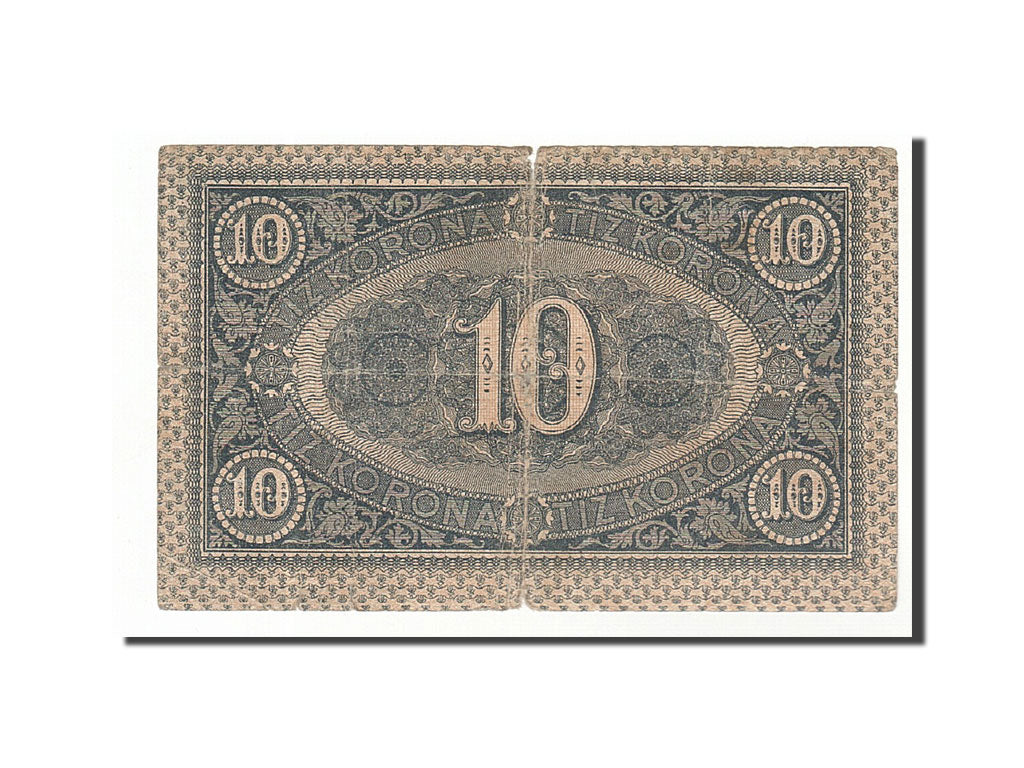 Hungary, 10 Korona, 1919, KM:41, 1919-08-09, VF(20-25)