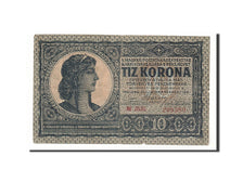 Hungary, 10 Korona, 1919, KM:41, 1919-08-09, VF(30-35)