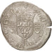 France, Douzain aux croissants, 1551, Tours, VF(20-25), Billon, Sombart:4380