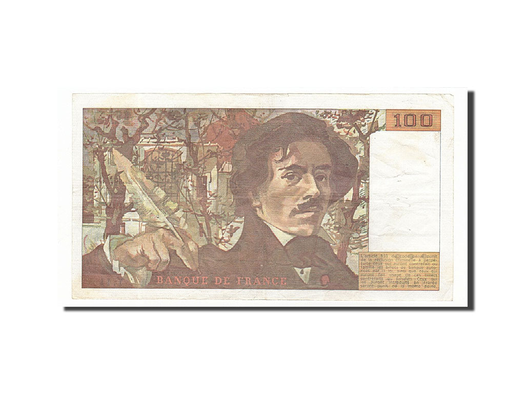 France, 100 Francs, 1980, KM:154b, 1980, VF(30-35), Fayette:69.4b