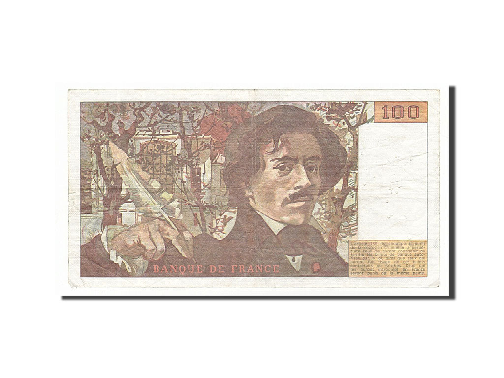 France, 100 Francs, 1980, KM:154b, 1980, VF(30-35), Fayette:69.4b