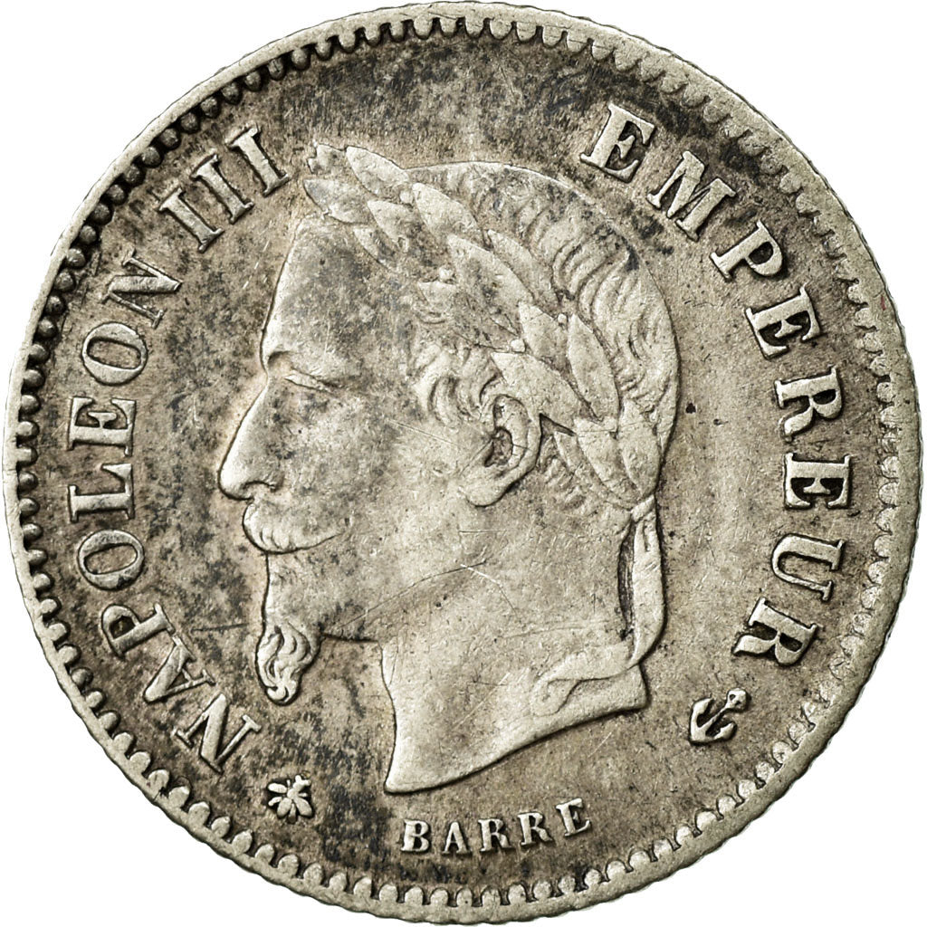 Coin, France, Napoleon III, Napoléon III, 20 Centimes, 1867, Paris, EF(40-45)