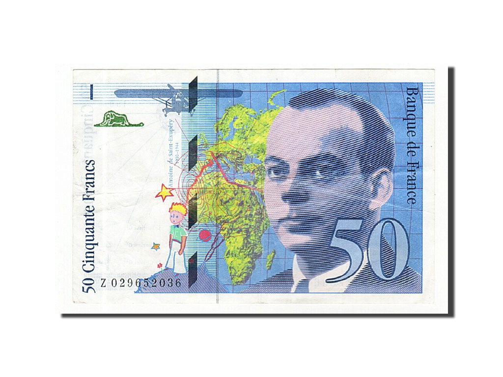 France, 50 Francs, 1996, KM:157Ac, 1996, EF(40-45), Fayette:73.2
