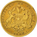 Chile, 2 Pesos, 1859, Santiago, VF(30-35), Gold, KM:132