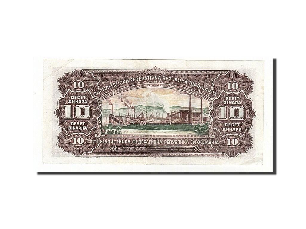 Yugoslavia, 10 Dinara, 1965, KM:78a, 1965-08-01, EF(40-45)