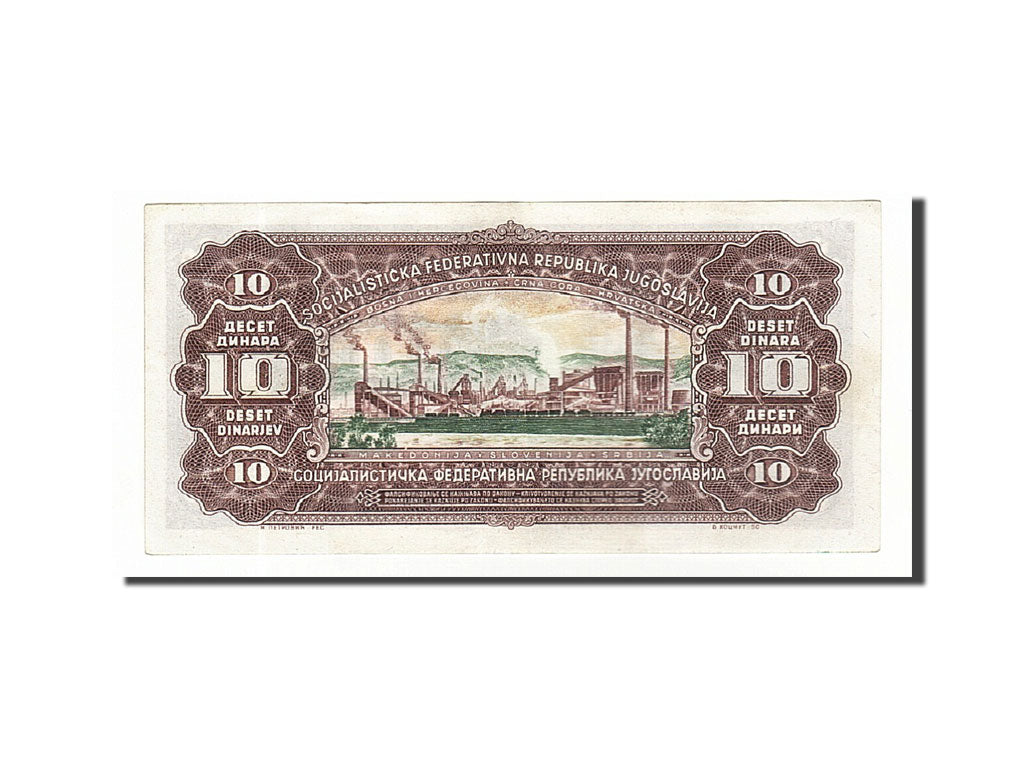 Yugoslavia, 10 Dinara, 1965, KM:78a, 1965-08-01, EF(40-45)