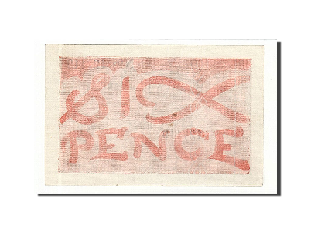 Banknote, Jersey, 6 Pence, 1941, Undated (1941-1942), KM:1a, AU(50-53)