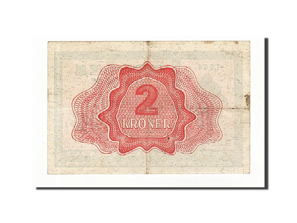 Banknote, Norway, 2 Kroner, 1940, 1944, KM:16a1, VF(30-35)