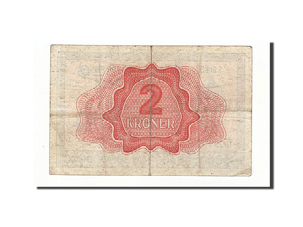 Norvegia, 2 Kroner, 1940, KM:16a2, 1943, MB+