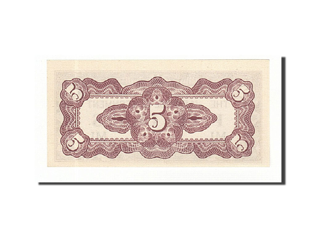 Banknote, MALAYA, 5 Cents, 1942-1945, Undated (1942), KM:M2a, UNC(65-70)
