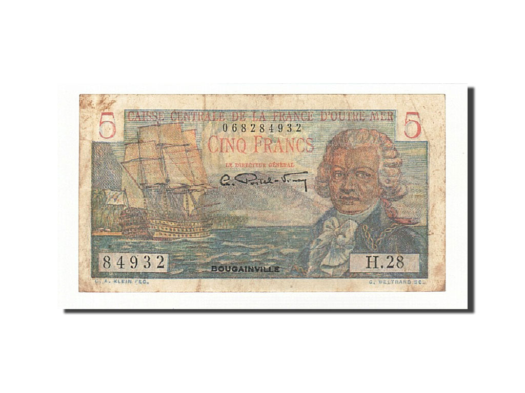 Afrique-Équatoriale française, 5 Francs, 1947, KM:20b, non daté, TB