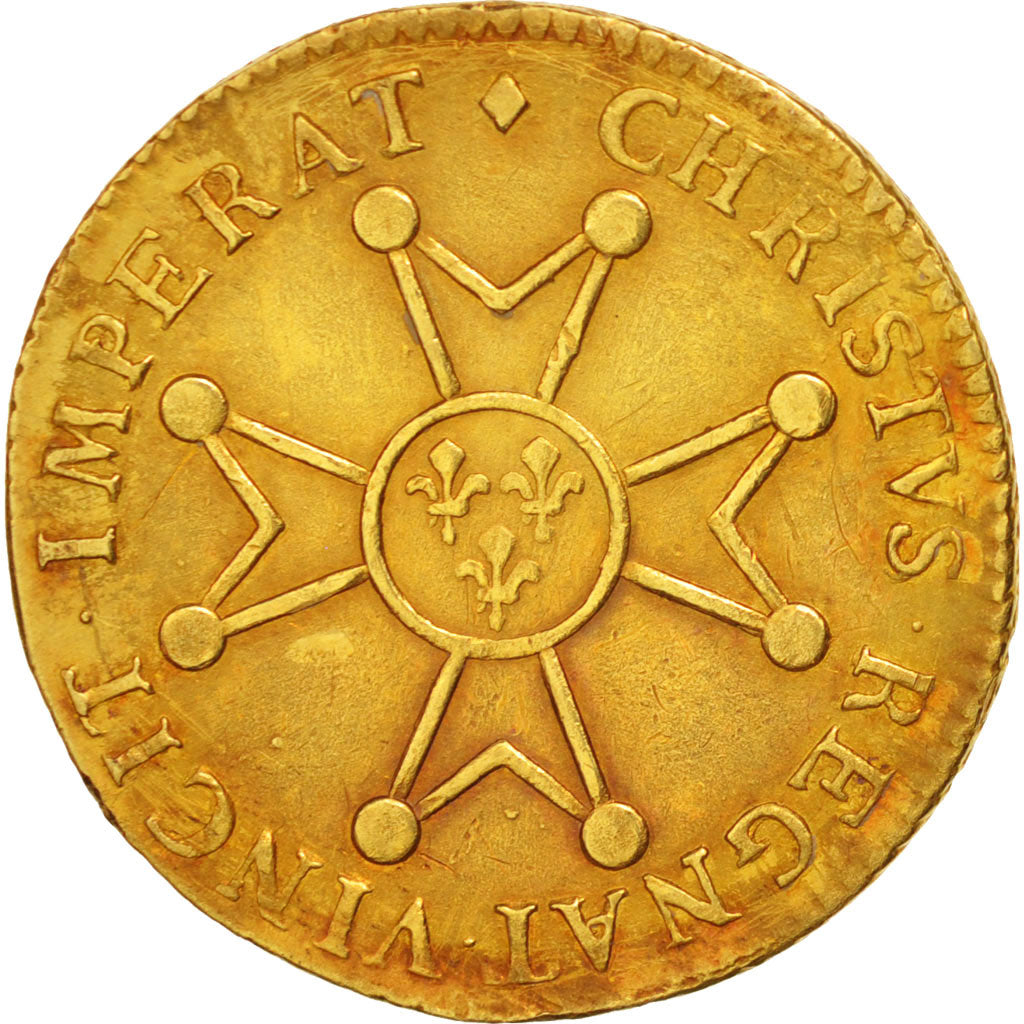 Coin, France, Louis XV, Louis d'or à la croix du Saint-Esprit, Louis d'Or