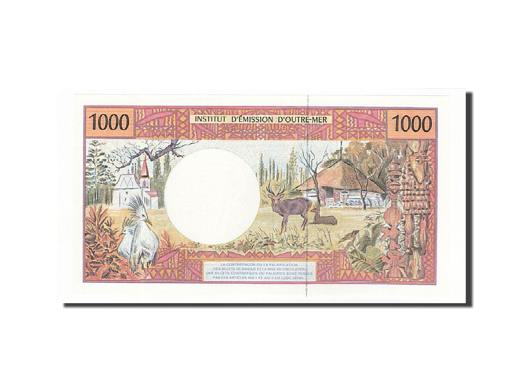 Banknote, French Pacific Territories, 1000 Francs, 1985-1996, Undated (1996)
