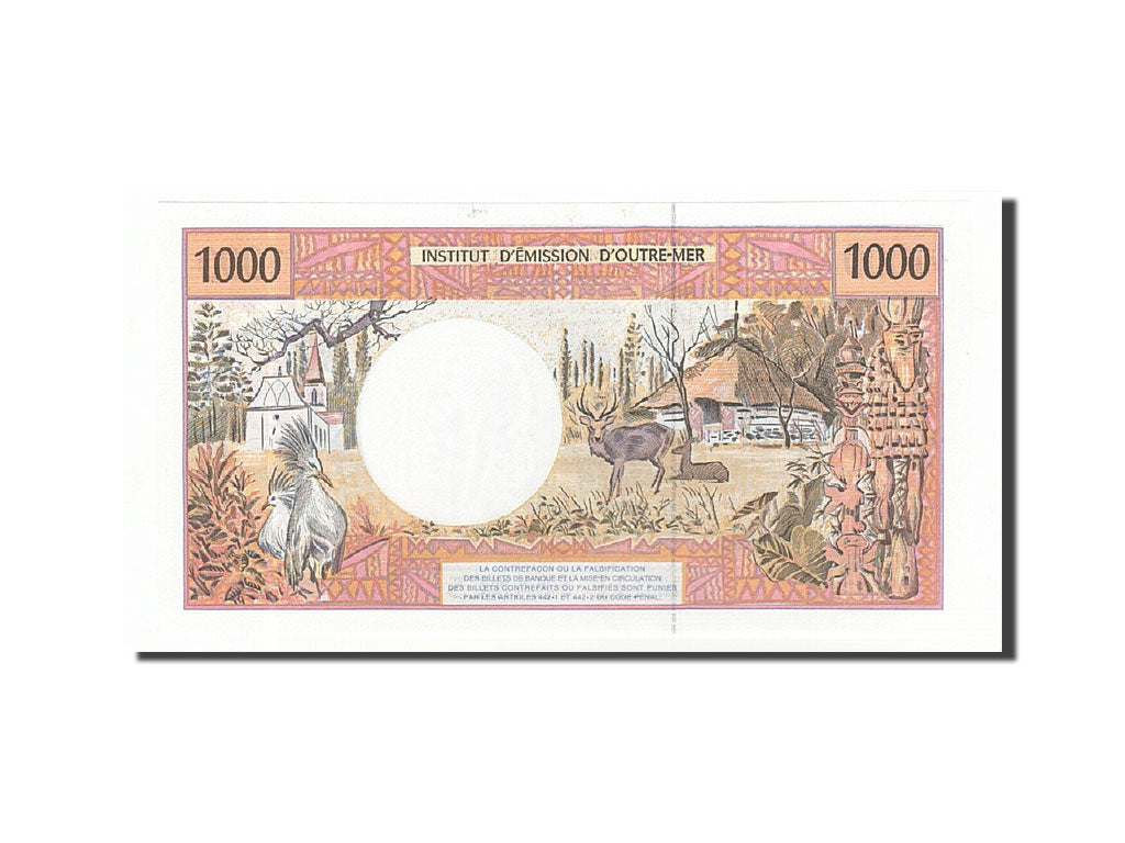 Banknote, French Pacific Territories, 1000 Francs, 1985-1996, Undated (1996)